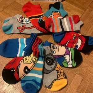Boys Disney Pixar No Show Socks